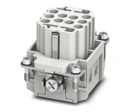 Produktfoto 1 von Phoenix Contact HC-BB10 Industrie-Steckverbinder Kontakteinsatz Buchse, 10-polig 16A, Kabel, Kontakteinsatz für