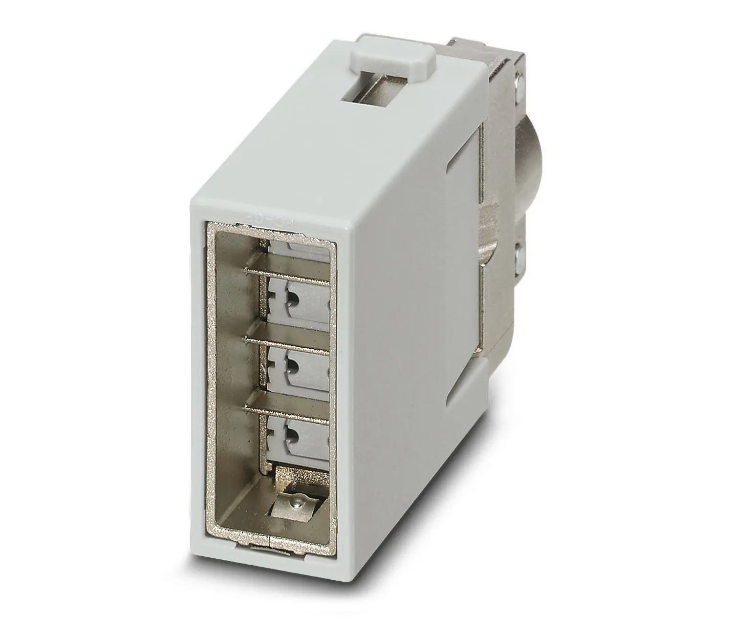 Produktfoto 1 von Phoenix Contact HC-M-08-GBIT Robustes Power Steckverbinder-Modul, 8-polig 5A Stecker, Kontakt-Einsatzmodul für