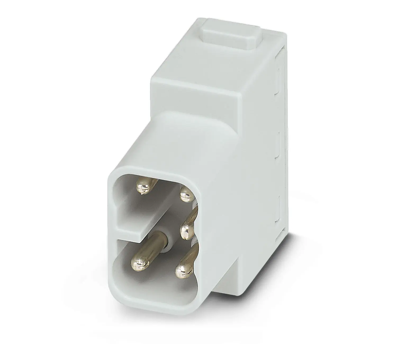 Produktfoto 1 von Phoenix Contact HC-M-05 Robustes Power Steckverbinder-Modul, 5-polig 16A Stecker, Kontakt-Einsatzmodul für