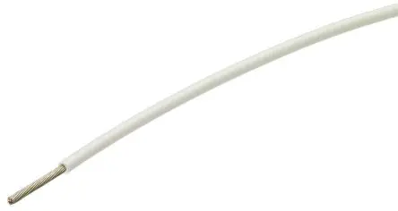 Produktfoto 1 von TE Connectivity FlexLite Schaltdraht, 23 AWG 100 m Weiß Ø 1.04 mm 19 Litzen Polyolefin