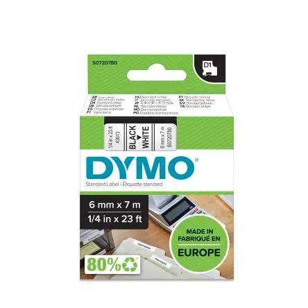 Produktfoto 1 von Dymo Beschriftungsband Schwarz für Dymo 160, Dymo, mobiles Etikettiergerät, Dymo PnP, Dymo 280, Dymo 500TS, Dymo 420P,