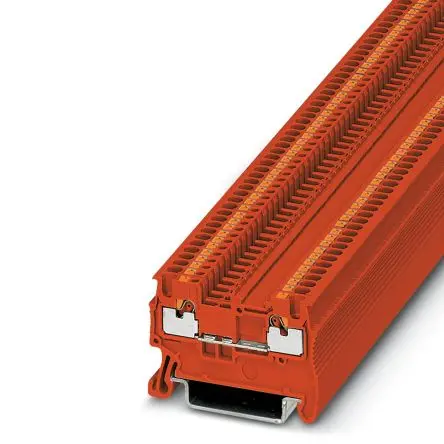 Produktfoto 1 von Phoenix Contact PT 1 Anschlussklemmenblock für Durchkontaktierung 1 Rot, 0.14mm², 1.5 mm², 500V Einsteck-Anschluss