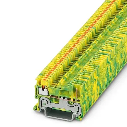 Produktfoto 1 von Phoenix Contact PT 1 Schutzleiterklemme 1 Grün, Gelb, 0.14mm², 1.5 mm² Einsteck-Anschluss