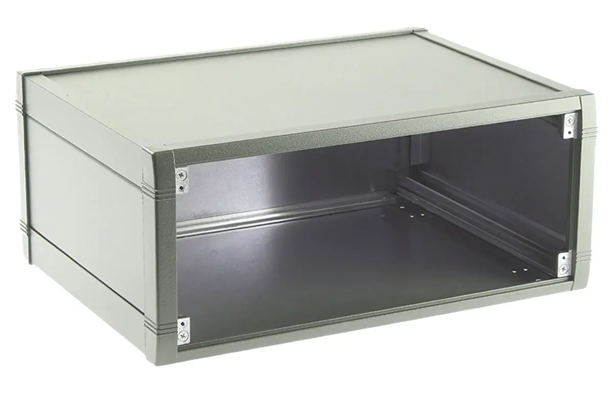Produktfoto 1 von METCASE, Schalengehäuse, Weiß, Aluminium 120 mm, 230 mm, 193 mm, Mettec