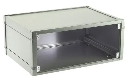 Produktfoto 1 von METCASE, Schalengehäuse, Weiß, Aluminium 120 mm, 230 mm, 193 mm, Mettec