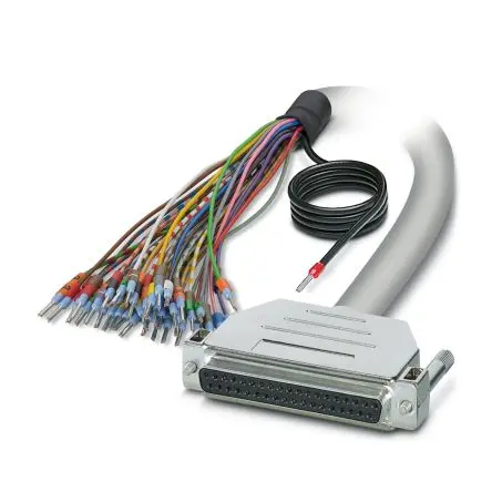 Produktfoto 1 von Phoenix Contact Serielles Kabel / D-Sub, 37-polig Buchse / D-SUB-Buchsenleiste, 1.5 m Halbsteifes Polyvinylchlorid,