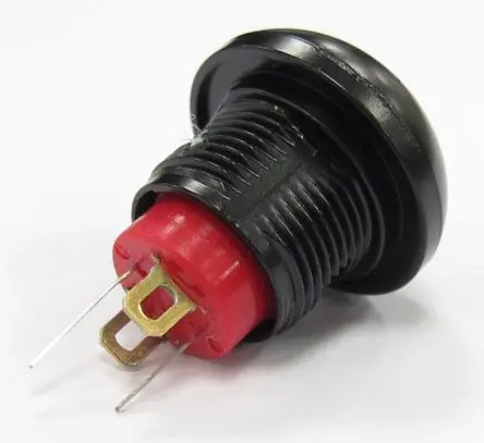 Produktfoto 1 von RS PRO PAS6 Druckschalter Rot Beleuchtet Tastend Panel Ø 13.6 mm, SPST / 125mA 36 V dc 250 V ac, IP67