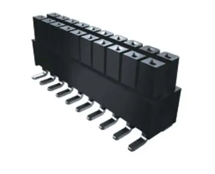 Produktfoto 1 von Samtec IPSI Leiterplattenbuchse Gerade Oberfläche 10-polig / 2-reihig, Raster 2.54 mm Lot