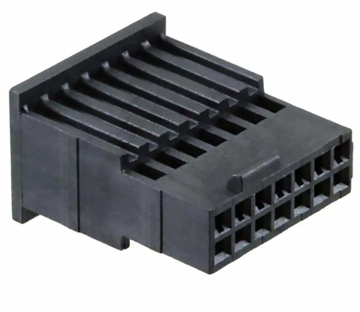 Produktfoto 1 von Samtec ISDF Buchse Leiterplattensteckverbinder Gehäuse 1.27 mm, 12-polig / 2-reihig Eingang oben, Kabel