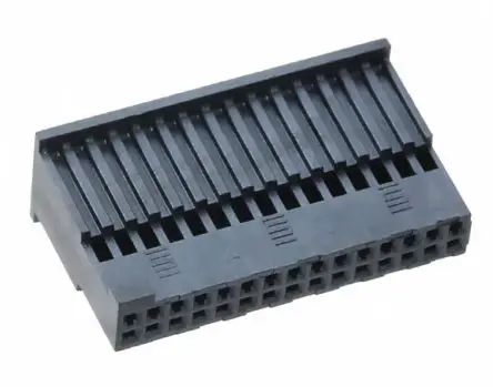 Produktfoto 1 von Samtec ISDF Buchse Leiterplattensteckverbinder Gehäuse 1.27 mm, 10-polig / 1-reihig Eingang oben, Kabel