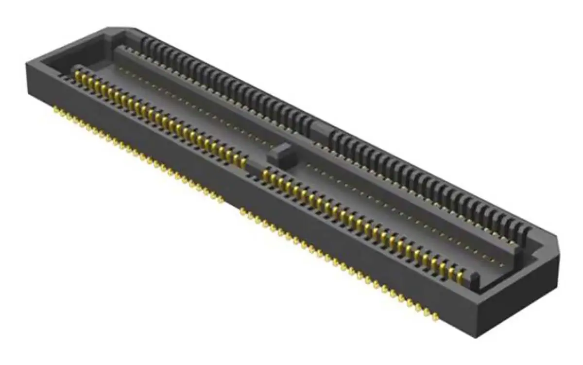 Produktfoto 1 von Samtec LSH Leiterplattenbuchse Gerade Oberfläche 100-polig / 2-reihig, Raster 0.55 mm Lot