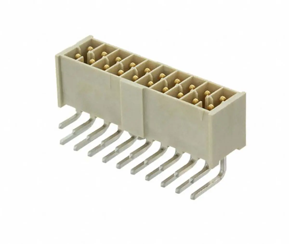 Produktfoto 1 von Samtec IPL1 Leiterplattenleiste Gerade, 24-polig / 2-reihig, Raster 2.54 mm Raster Oberfläche, Kabel-Platine, Ummantelt