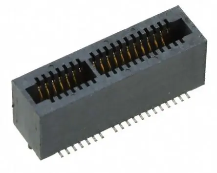Produktfoto 1 von Samtec Serie MEC1 Kantensteckverbinder Buchse, 1 mm, 5-polig, 1-reihig, Vertikal, Oberfläche Lot