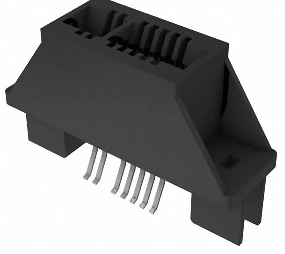 Produktfoto 1 von Samtec Serie MEC1 Kantensteckverbinder Buchse, 1 mm, 8-polig, 1-reihig, Vertikal, SMD Lot