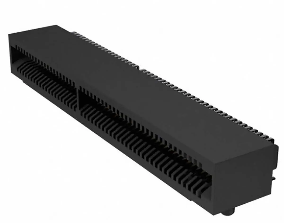 Produktfoto 1 von Samtec Serie MEC1 Kantensteckverbinder Buchse, 1 mm, 20-polig, 1-reihig, Vertikal, SMD Lot