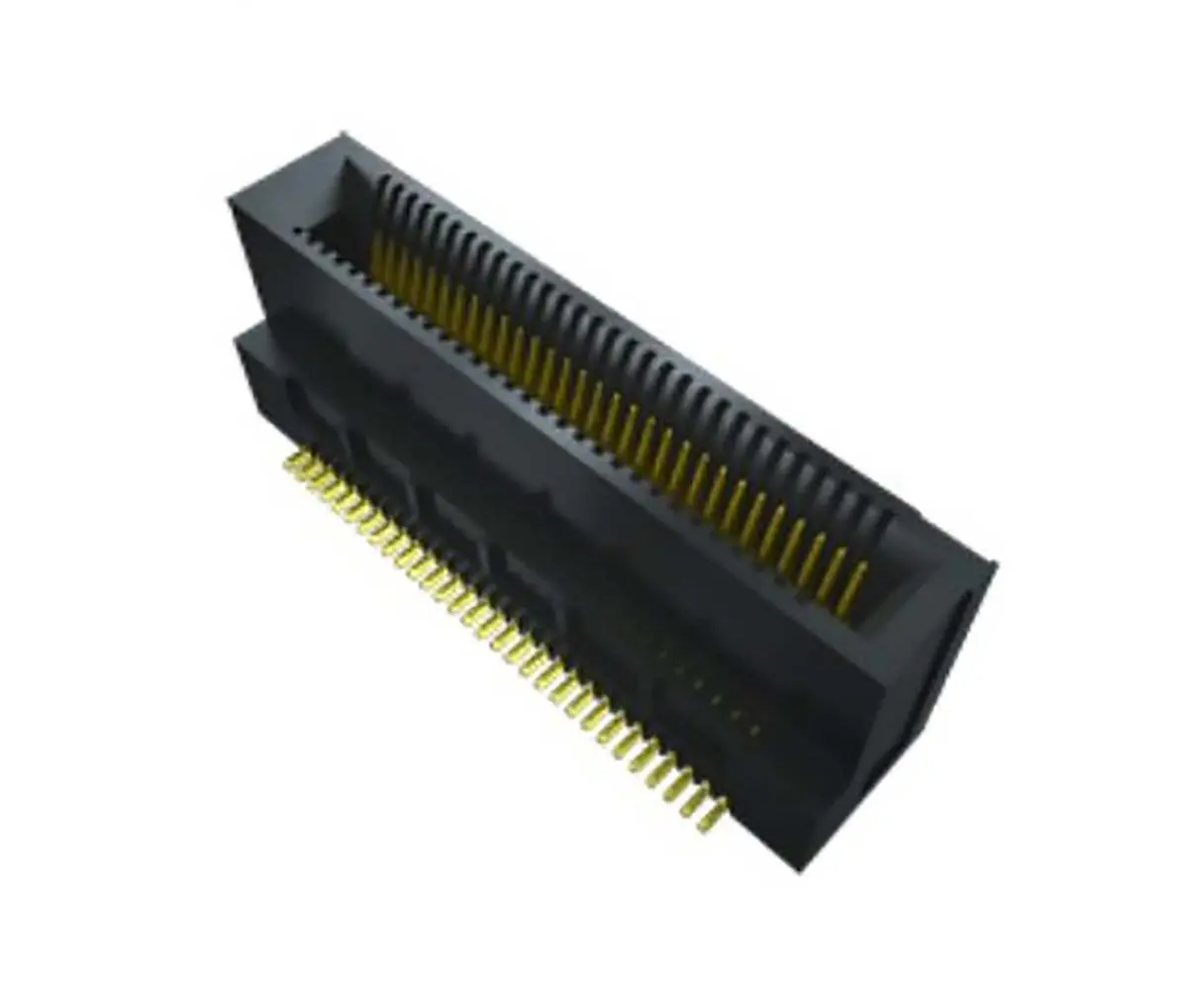 Produktfoto 1 von Samtec Serie MEC6 Kantensteckverbinder Buchse, 0.635 mm, 10-polig, 1-reihig, gewinkelt, SMD Lot
