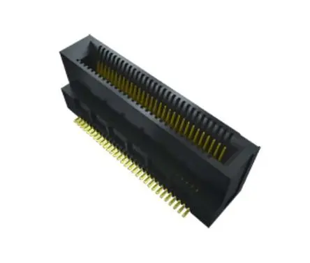 Produktfoto 1 von Samtec Serie MEC6 Kantensteckverbinder Buchse, 0.635 mm, 10-polig, 1-reihig, gewinkelt, Oberfläche Lot