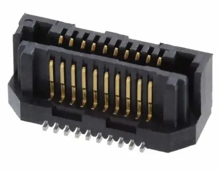 Produktfoto 1 von Samtec LSS Leiterplattenleiste Gerade, 20-polig / 2-reihig, Raster 0.635 mm Raster Oberfläche, Platine-Platine,