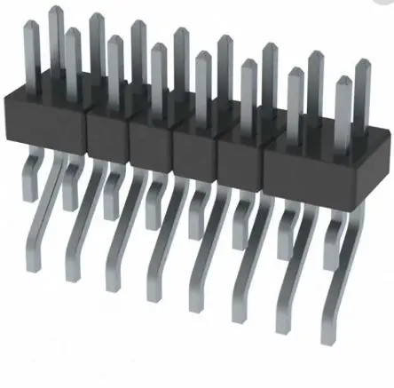 Produktfoto 1 von Samtec MMT Stiftleiste gewinkelt, 16-polig / 2-reihig, Raster 2 mm Raster Oberfläche, Platine-Platine, Unisoliert