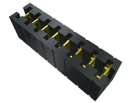 Produktfoto 1 von Samtec MNT Schwarz Nebenwiderstand Stecker 12-polig, Raster 2.54 mm 1-reihig, Länge 30.48 mm, Nebenwiderstand