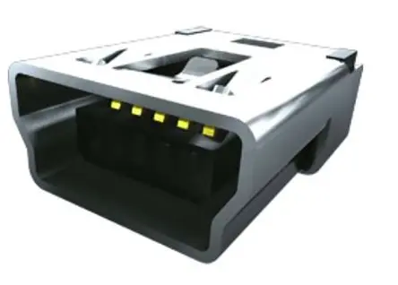 Produktfoto 1 von Samtec, Gerade MUSB USB-Steckverbinder Buchse USB-Typ B 1, Oberfläche USB 2.0 IP68