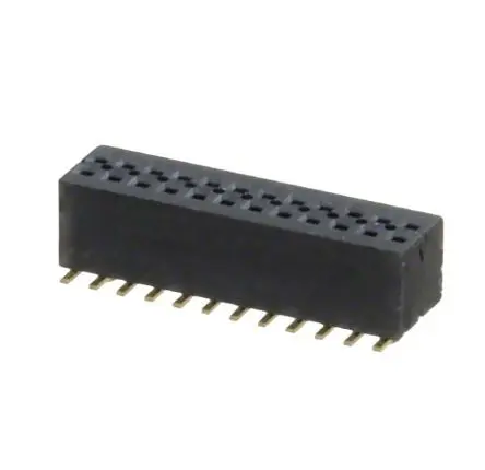 Samtec MLE Leiterplattenbuchse Gerade Durchsteckmontage 24-polig / 2-reihig, Raster 1 mm Lot