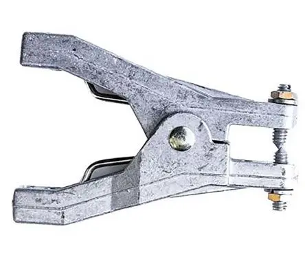 Produktfoto 1 von Mueller Electric Edelstahl 25.4 mm Krokodilklemme, Schwarz, 10A