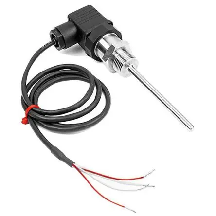 Produktfoto 1 von RS PRO Pt100 Widerstandsthermometer Edelstahl Ø 6 mm 3 x 50 mm Class A, -50 °C → 250 °C, 1 m Leitung