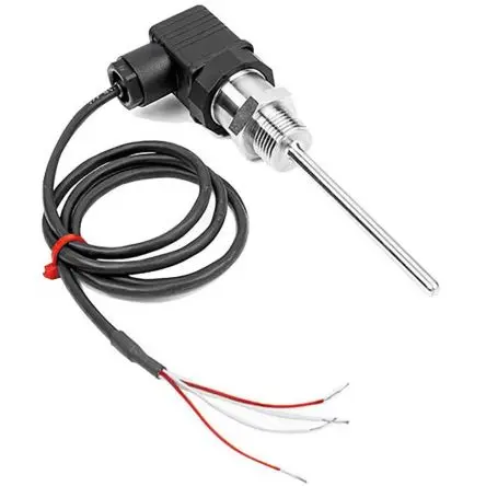 Produktfoto 1 von RS PRO Pt100 Widerstandsthermometer Edelstahl Ø 6 mm 3 x 300 mm Class A, -50 °C → 250 °C, 1 m Leitung