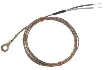 Produktfoto 1 von RS PRO Kupfer, verzinnt Unterlegscheibe-Thermoelement Typ Typ J, Ø 3.5 mm x 2 m → 350 °C