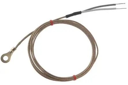 RS PRO Kupfer, verzinnt Unterlegscheibe-Thermoelement Typ Typ J, Ø 5 mm x 2 m → 350 °C