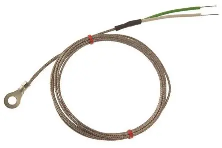 Produktfoto 1 von RS PRO Kupfer Unterlegscheibe-Thermoelement Typ K, Ø 10 mm x 2 m → 350 °C