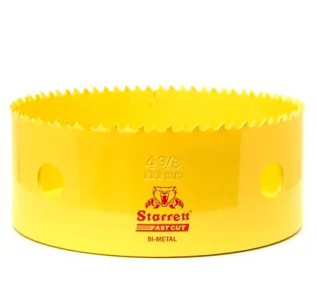 Produktfoto 1 von Starrett, Ø 111 mm HSS Bohrer Stahlblech, Metall, Edelstahl 1-Stk. / Bohrtiefe 38 mm