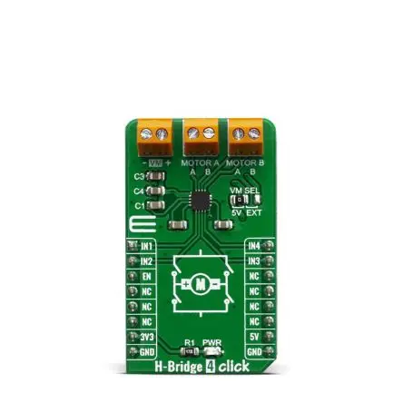 Produktfoto 1 von MikroElektronika Mikroe-3887 Evaluierungsplatine, H-Brücke 4 Klick