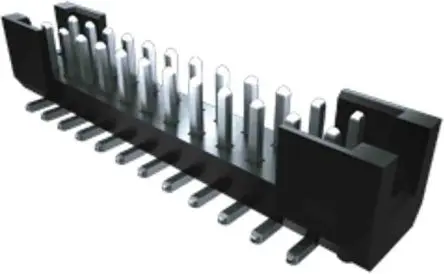 Produktfoto 1 von Samtec TSH Leiterplattenleiste Horizontal, 10-polig / 2-reihig, Raster 2 mm Raster Oberfläche, Platine-Platine,