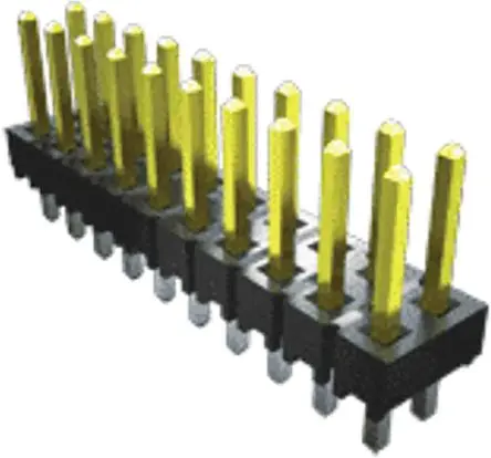 Samtec TSW Stiftleiste Gerade, 6-polig / 1-reihig, Raster 2.54 mm Raster Durchsteckmontage, Platine-Platine, Unisoliert