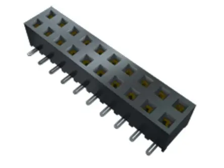 Produktfoto 1 von Samtec SMM Leiterplattenbuchse Gerade Oberfläche 2-polig / 1-reihig, Raster 2 mm SMD