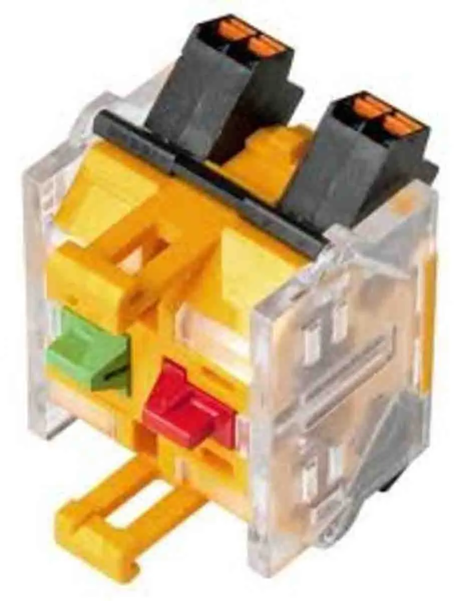 Produktfoto 1 von EAO Modularschalter-Kontaktblock 1 NO (Schließer) + 1 NC (Öffner) für Serie 04
