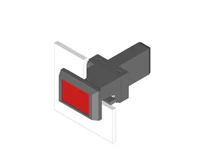 Produktfoto 1 von EAO 22 Anzeigelampe Rechteckig IP65