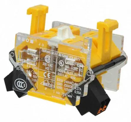 Produktfoto 1 von EAO Modularschalter-Kontaktblock 1 Schließer 250V Steckklemme