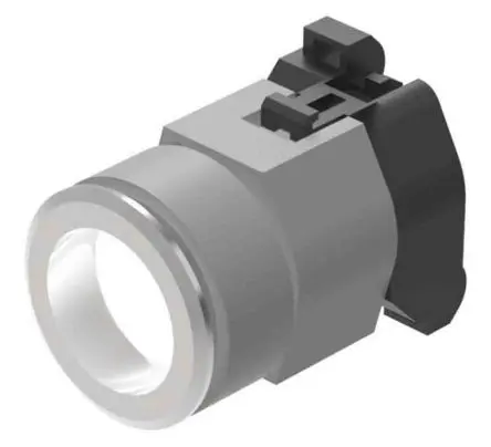 Produktfoto 1 von EAO Anzeigelampe 704 Weiß, Ausschnitt-Ø 31 mm LED Panel Rund IP65 Schraube