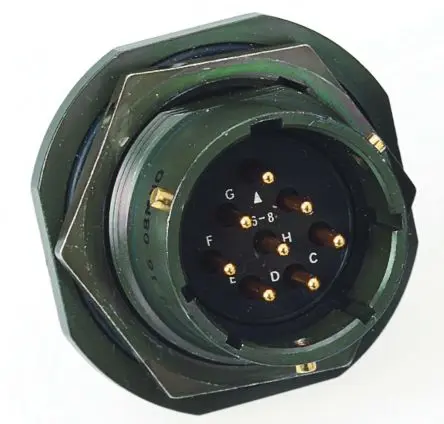 Produktfoto 1 von Amphenol Limited, 62 GB Kupferlegierung MIL-Spec Rundsteckverbinder Gerade, 3-polig, 1.2kV, Kabel, Gehäuse 12 Stecker,