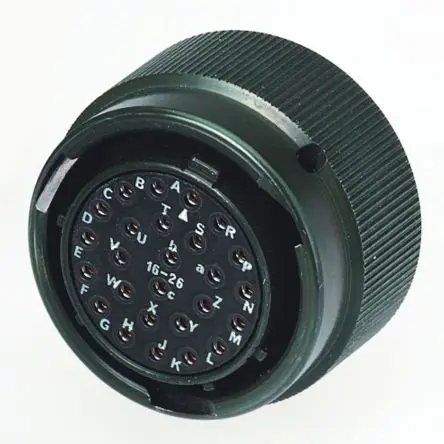 Produktfoto 1 von Amphenol Limited, 62 GB Kupferlegierung MIL-Spec Rundsteckverbinder Gerade, 12-polig, 700V, Gehäuse 14 Buchse,