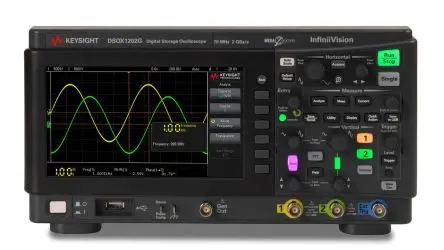 Produktfoto 1 von Keysight InfiniiVision 1000 X DSOX1202G Speicher Tisch Oszilloskop 2-Kanal Analog 70MHz USB