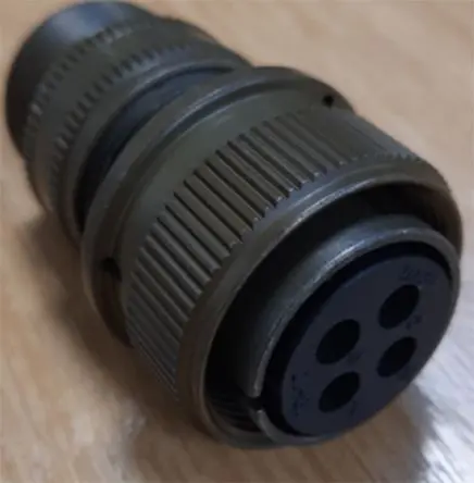 Produktfoto 1 von Amphenol Industrial, MS Kupferlegierung MIL-Spec Rundsteckverbinder Gerade, 4-polig, 700V, Kabel, Gehäuse 10 Stecker,