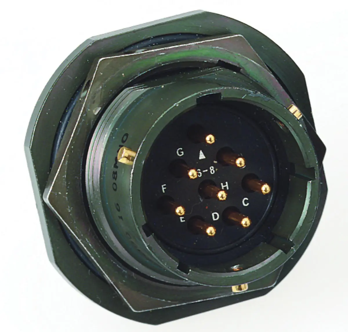 Produktfoto 1 von Amphenol Industrial, MS Kupferlegierung MIL-Spec Rundsteckverbinder Gerade, 3-polig, 700 V, Kabel, Gehäuse 10 Stecker,