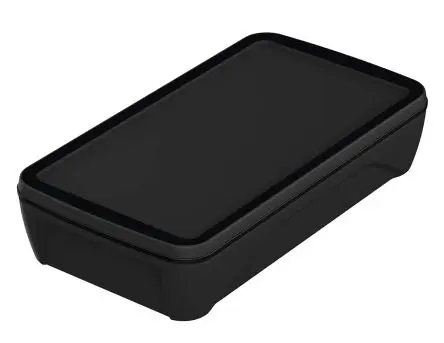 Produktfoto 1 von Bopla Serie BoPad Tragbares Gehäuse, ABS, 90 mm, 165 mm, H. 34 mm, Schwarz, IP65