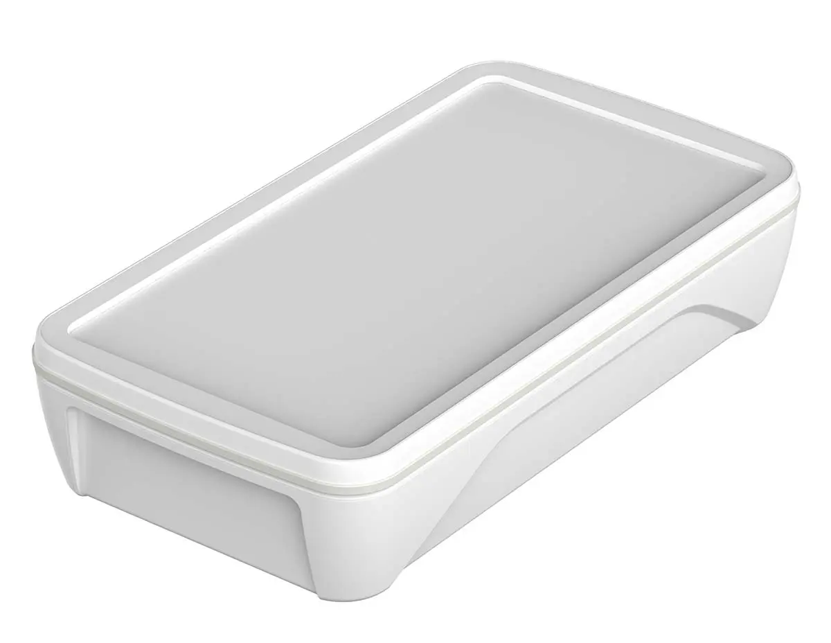 Produktfoto 1 von Bopla Serie BoPad Tragbares Gehäuse, ABS, 90 mm, 165 mm, H. 34 mm, Schwarz, IP65