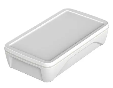 Produktfoto 1 von Bopla Serie BoPad Tragbares Gehäuse, ABS, 90 mm, 165 mm, H. 34 mm, Schwarz, IP65