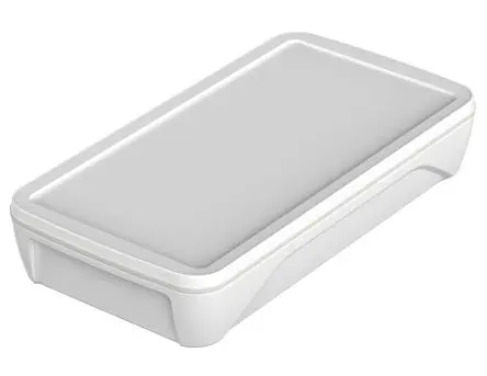 Produktfoto 1 von Bopla Serie BoPad Tragbares Gehäuse, ABS, 105 mm, 200 mm, H. 34 mm, Schwarz, IP65
